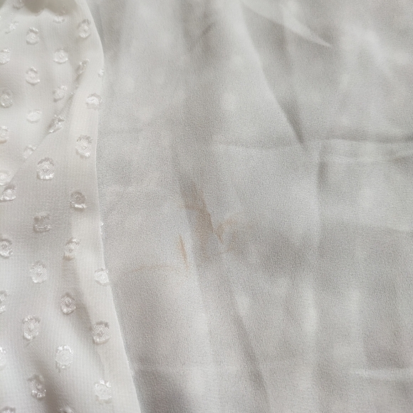 NWT Lioness white legendary lovers plunge v neck tie waist dress XXL - Picture 10 of 14